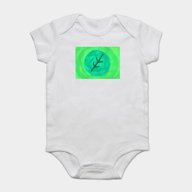 love yourself Baby Bodysuit by Kunst und Kreatives